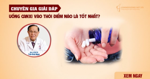 Uống canxi vào thời điểm nào tốt nhất?